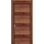 New Style Алуминиева врата с облицовка от mdf - Орех (цена без монтаж)