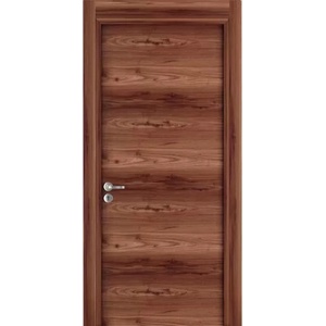 New Style Алуминиева врата с облицовка от mdf - Орех (цена без монтаж)