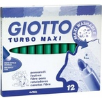 GIOTTO Turbo Maxi Ком лект маркери 5 mm Light Green 12 бр (F456020)