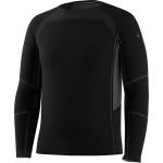 Smartwool Мъжко мериносово термобельо Smartwool Intraknit All-Season Merino Base Layer Crew Merino base layer - Black (015-2432-0112)