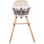 Buba Столче за хранене 2 в 1 Buba - Carino, бежово (buba-carino-ivory) - baby