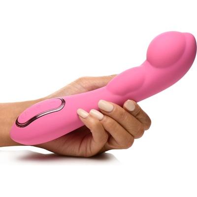 Inmi Extreme-G Inflating G-Spot Silicone Vibrator Pink