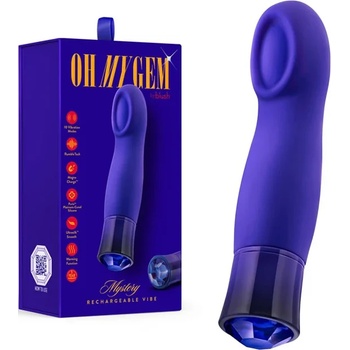 G-точка вибратор с функция затопляне, 14см. - Mystery Sapphire Gem (332012)