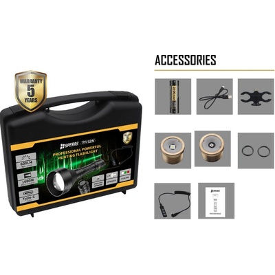 TH12K 1680M 600LM комплект ловни фенери (TH12K IR850)