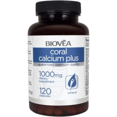 Biovea Coral Calcium Plus, 1000 mg, 120 капсули, Biovea (4366)