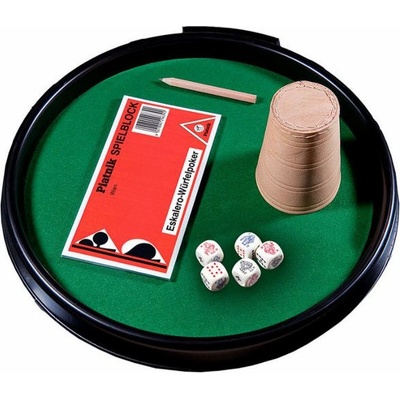 Piatnik POKER BONES TRAY KOŽENÉ MUG