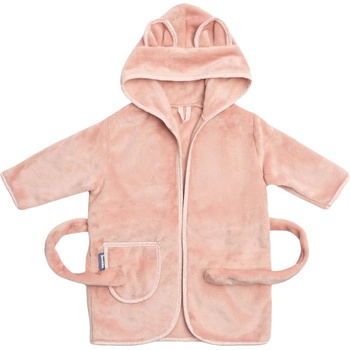 Sensillo Бебешки халат с качулка Sensillo - Teddy Bear, 1-2 г, розов (SILLO-50001)