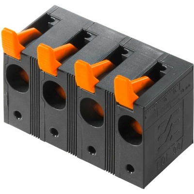 Weidmüller 2491910000 skrutkovacia svorka 16 mm² Pólov 4 čierna 25 ks