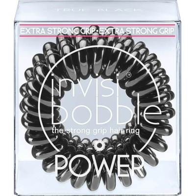 Špirálová gumička do vlasov Invisibobble Power True black - čierna (203891)