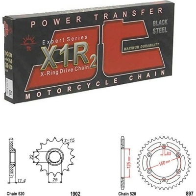 JT Chain Řetězová sada KTM 690 SMC , R 08-26