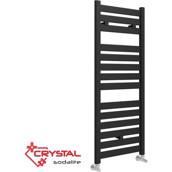 Crystal Водна лира за баня Crystal SODALITE STRAIGHT BLACK MATT 488 W, черен мат, 1150X500 mm (Crystal SODALITE STRAIGHT BLACK MATT 488)