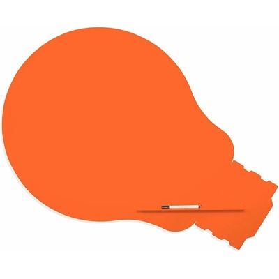 ROCADA Skin Shape Idea 6460-2008 tvar žárovky, 115 x 75 cm oranžová RAL 2008