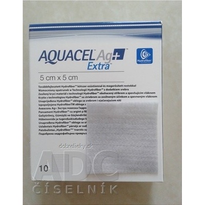 Aquacel AG -hydrofibre 5 x 5 cm 10 ks