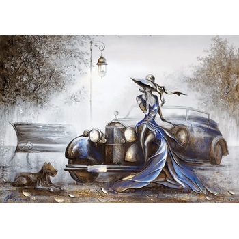 Magnolia - Puzzle Lady in Blue - 1 000 piese