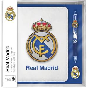 CYP Brands Комплект CYP Brands - Real Madrid, Aнтистрес тефтер и многоцветен химикал (RM00021)