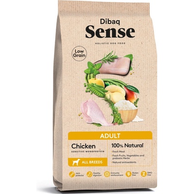 Dibaq Sense Low Grain Dog Adult Chicken 12 kg