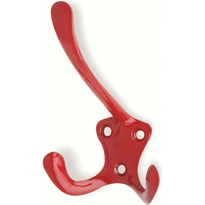 Háček 1131 kov rubínově červený 108 mm x 76 mm x 88 mm