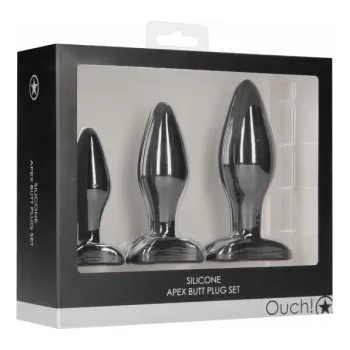 Image 1 of Shots Toys Комплект 3 бр. силиконови анални разширители Apex