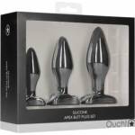 Shots Toys Комплект 3 бр. силиконови анални разширители Apex