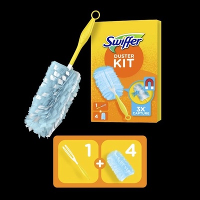 Swiffer Duster Kit násada malá + prachovka 4 ks – Zboží Mobilmania