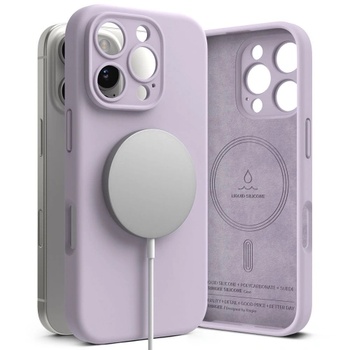 Apple Силиконов калъф с MagSafe за iPhone 16 Pro Max от Ringke Silicone Magnetic , Light Purple