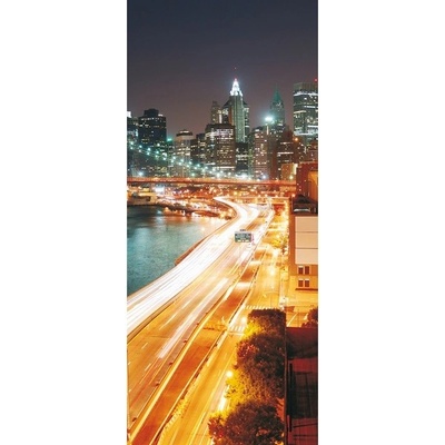 Preinterier Fototapeta - DV0034 - Mesto zrýchlené Samolep. fólia - 91cm x 211cm