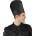 EXNER Еднократна готварска шапка Black 25 см - 2685820 (2685820)