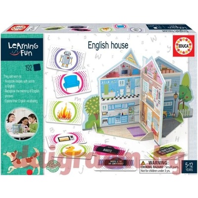 Educa Образователна игра Английска къща, educa 18844 (на Английски език) (edu18844)