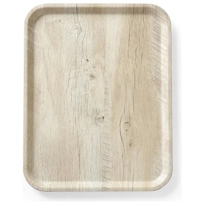 Hendi 508862 Servírovací podnos melaminový imitace světlého dřeva 330x430 mm