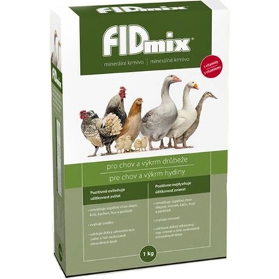 FIDMIX pre odchov a chov hydiny škatuľka 1 kg