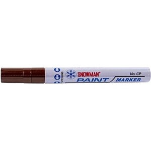 SNOWMAN Лаков маркер snowman cp-12 4, 5 мм кафяв cp-12 barna (cp-12 barna)