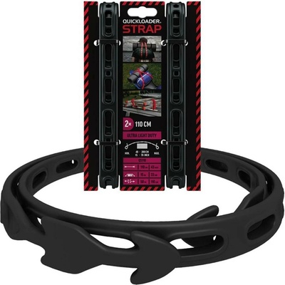 Quickloader univerzální upínací popruh bez háků, 50 kg, 110 cm Dvojbalení