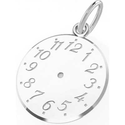 Luxur Přívěsek z bílého zlata Křtící hodiny 3270042 0 0 0