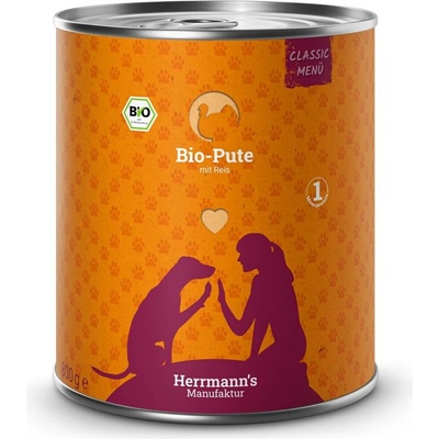 Herrmann's Krůtí maso s rýží Bio 800 g