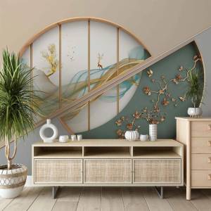 Art Gift Decor Фототапет Златен свят