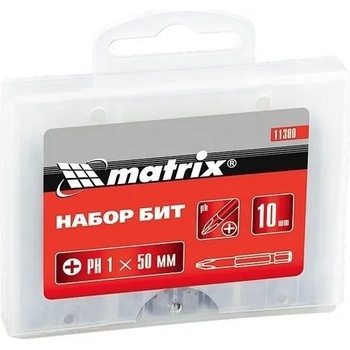 MTX Комплект битове PH1 х 50 mm, 10 бр. , MTX 113809