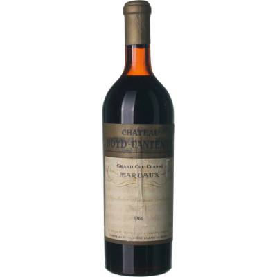 Chateau Boyd-Cantenac Margaux Grand Cru suché červené 1966 0,75 l (holá láhev)