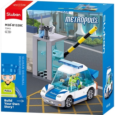 Sluban B1328C Policejní vůz