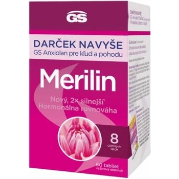 GS Merilin Originál + darček 2023 60 tabliet + 15 tabliet Anxiolan