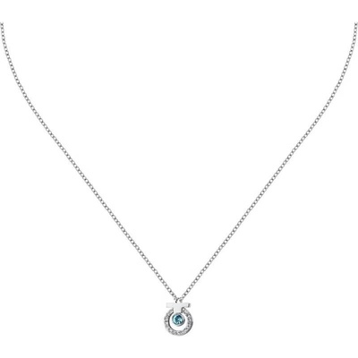 Trussardi Elegantní ocelový náhrdelník se zirkony TJAXC55