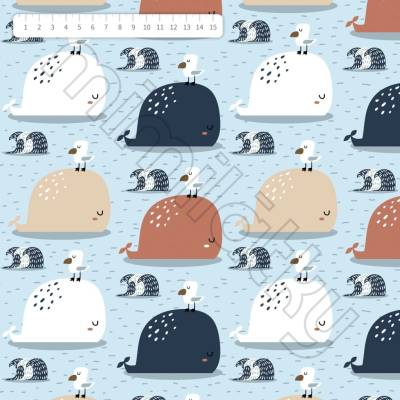 Softshell velryba s rackem by MIMI