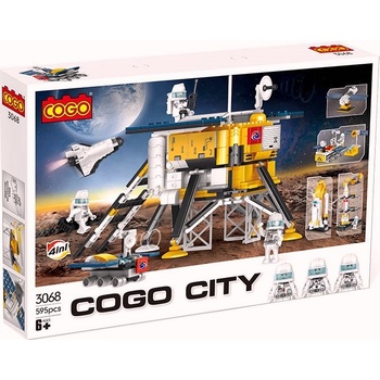 COGO City Lunární modul s kosmonauty 595 ks