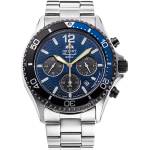 Orient RA-TX0208L Limited Edition Мъжки часовник - Соларен Хронограф, 20 Години Серия, Син Циферблат, 42.8 мм, 200м Водоуст Часовници