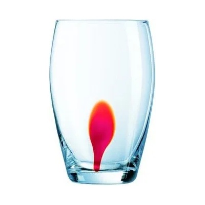 LUMINARC Чаша за вода Luminarc Drip Red 350ml, 4 броя (646694)