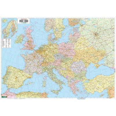 nástěnná mapa Evropa 1:3,5 mil. politická laminovaná