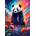 Alipson Puzzle - Puzzle Colourful Panda - 1 000 piese