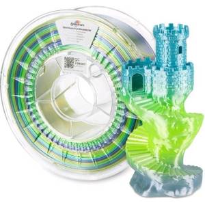 Spectrum 81019 3D нишка, PLA Silk Rainbow, 1, 75mm, 1000g, Многоцветен (Frost gloss) (81019)