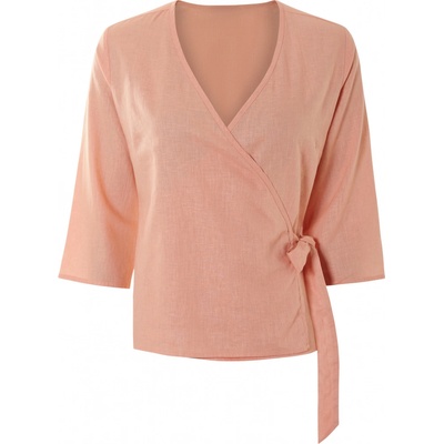 Esmara dámská lněná blůza korálová – Zboží Dáma