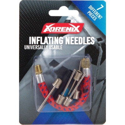 Teddies Sada jehel na nafukování míčů kov na kartě 9x12 5cm