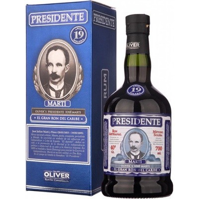 Presidente rum Presidente Marti rum 19y 40% 0,7 l (karton)
